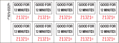 12 Minute Stamps VALS7