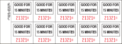 15 Minute Stamps VALS8