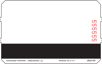 MAUTO/MEC70N Blank Parking Ticket Stock Generic