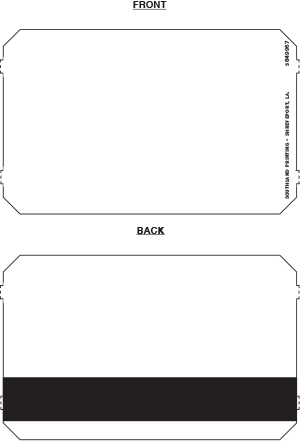 Designa/ABACUS50S Blanks Stock Generic Parking Ticket