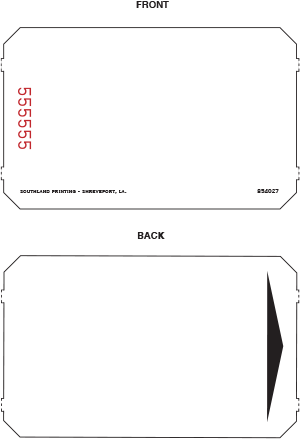 Meypar/ADVENTA Blanks Stock Generic Parking Ticket