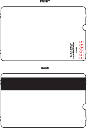 Blanks SkiData/TKC450 Stock