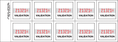 No Denomination P/S Stamps VALS6