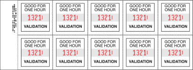 One Hour Gum Stamps VALS1